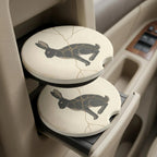 Kintsugi Hare Car Coasters Set - Road Muse