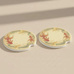 Koi Fish Wave Car Coasters Set - Road Muse