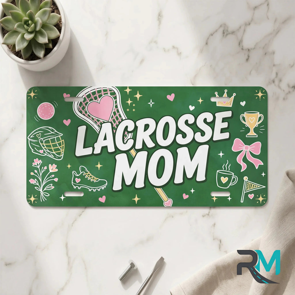 Lacrosse Mom Vanity Plate - Road Muse