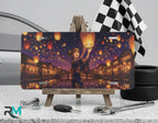 Lantern Festival Night Sky Vanity Plate - Road Muse