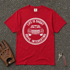 Life Is Short Drive Interesting Tee - Road Muse