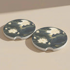 Lotus Moonlight Car Coasters Set - Road Muse
