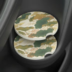 Lotus Pond Car Coasters Set - Road Muse