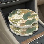 Lotus Pond Car Coasters Set - Road Muse