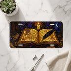Magic Grimoire Spellbook Vanity Plate - Road Muse