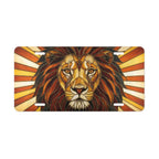 Majestic Lion Face Vanity Plate - Road Muse
