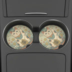 Maneki Neko Lucky Cat Car Coasters Set - Road Muse