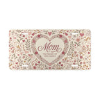Mom Heart of the Family Vanity Plate - Road Muse
