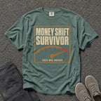 Money Shift Survivor Retro Gauge Tee - Road Muse