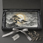 Moonlit Bonsai Tree Vanity Plate - Road Muse