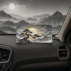 Moonlit Bonsai Tree Vanity Plate - Road Muse