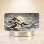 Moonlit Bonsai Tree Vanity Plate - Road Muse