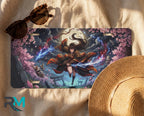 Moonlit Duel Samurai Girl Vanity Plate - Road Muse