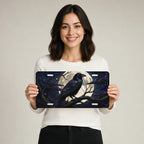 Moonlit Raven Vanity Plate - Road Muse