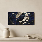 Moonlit Raven Vanity Plate - Road Muse