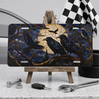 Moonlit Ravens Gothic Vanity Plate - Road Muse