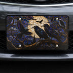 Moonlit Ravens Gothic Vanity Plate - Road Muse
