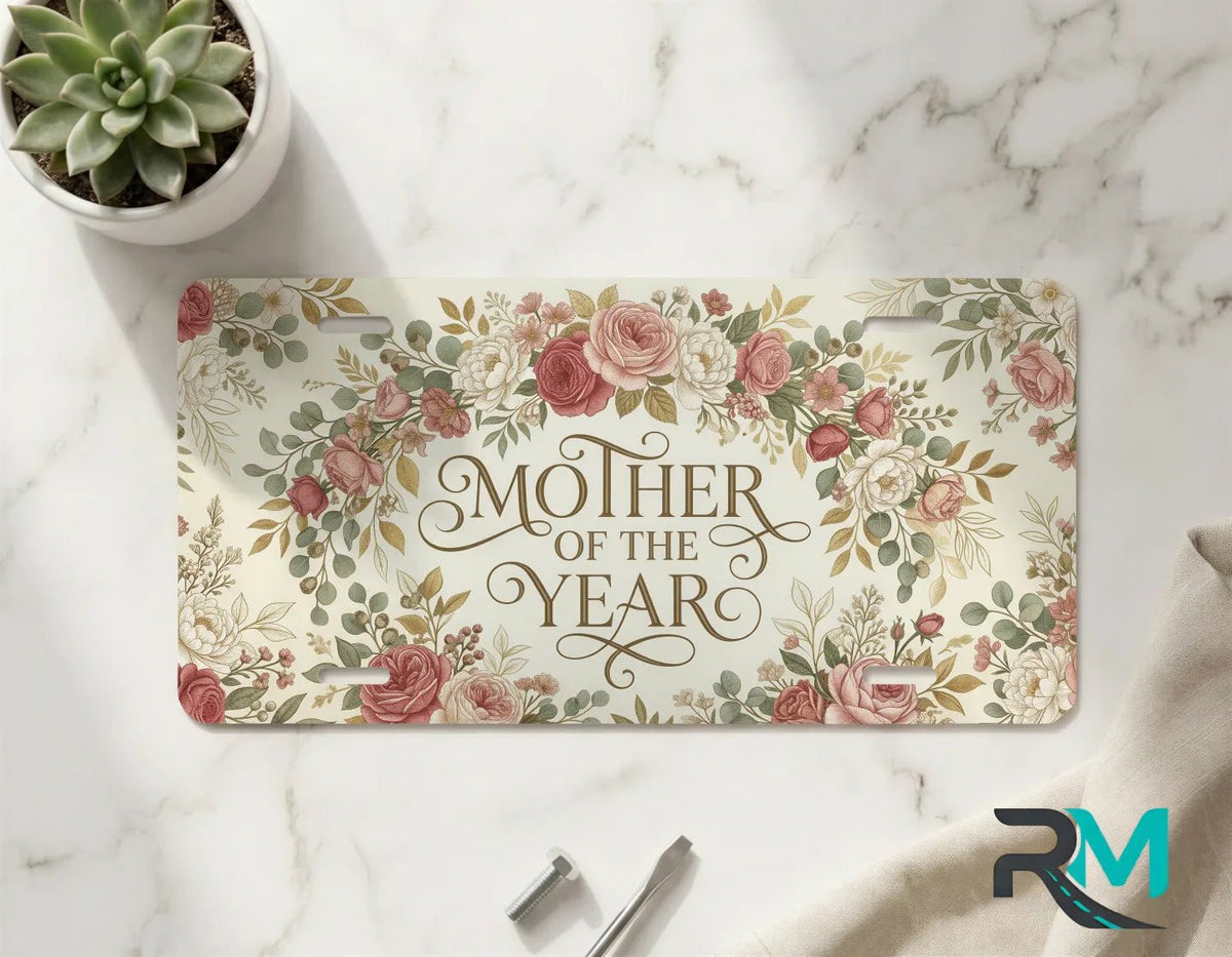 Mother of the Year Vanity Plate - Road Muse