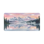 Mountain Lake Reflection Vanity Plate - Road Muse