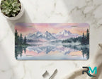Mountain Lake Reflection Vanity Plate - Road Muse