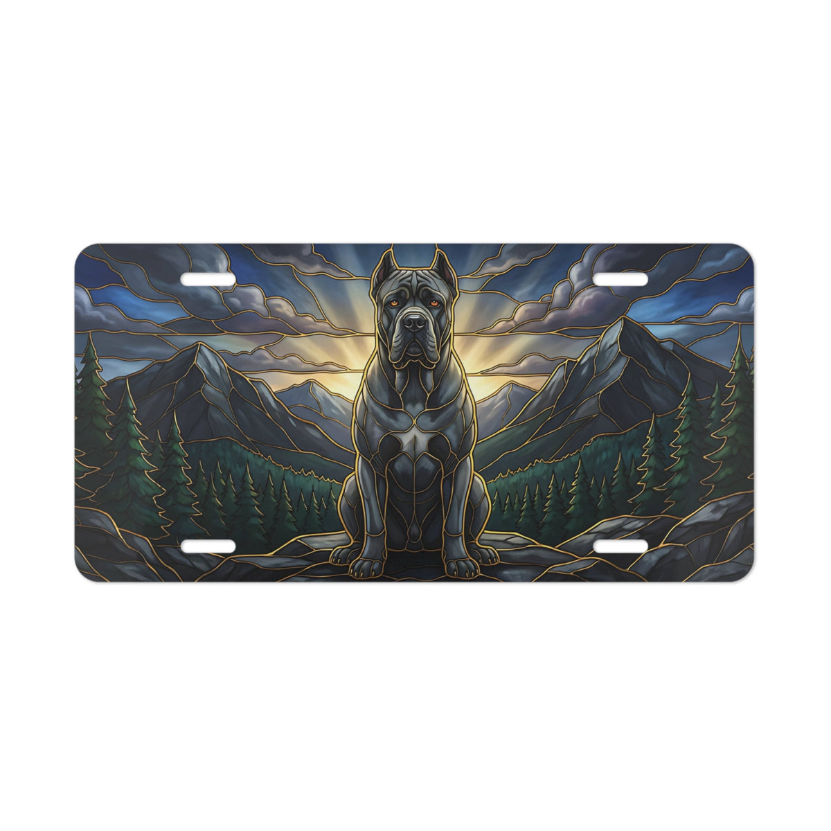 Mountain Mastiff Vanity Plate - Road Muse