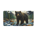Mountain River Bear Vanity Plate - Road Muse