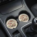 Mushroom Car Coasters Set - Road Muse