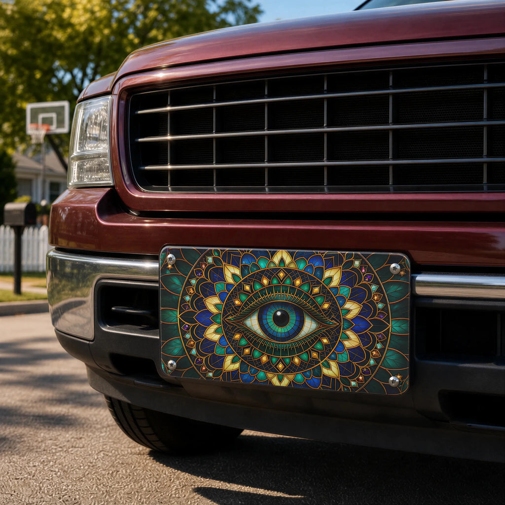 Mystic Eye Mandala Vanity Plate - Road Muse