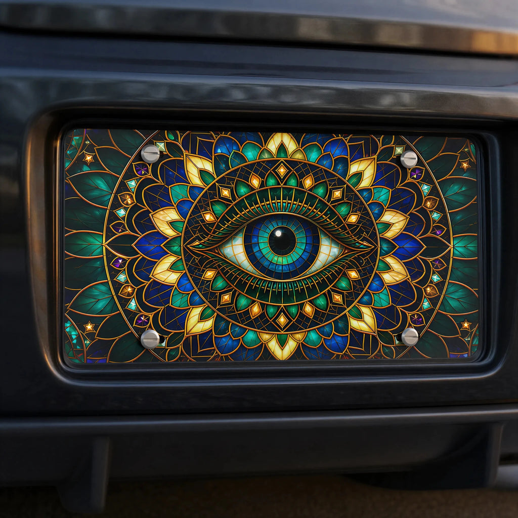 Mystic Eye Mandala Vanity Plate - Road Muse