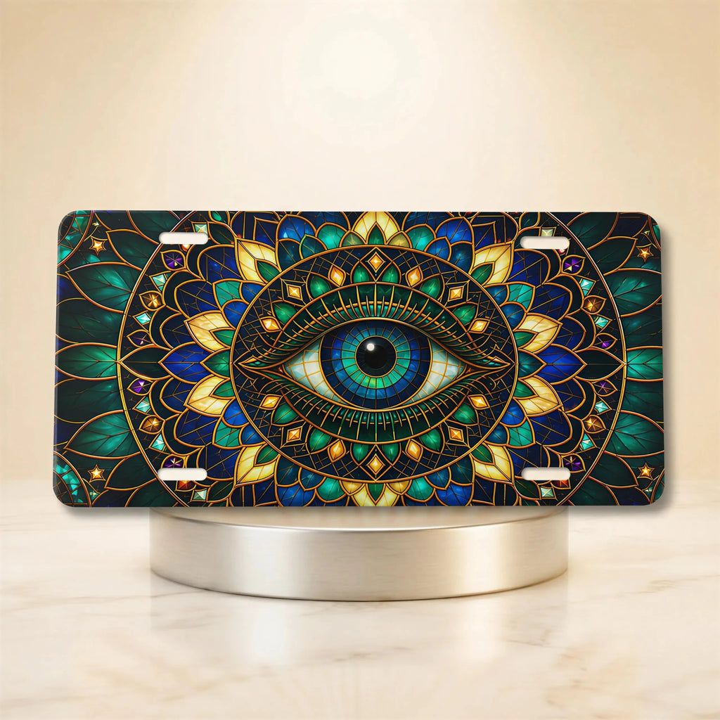 Mystic Eye Mandala Vanity Plate - Road Muse