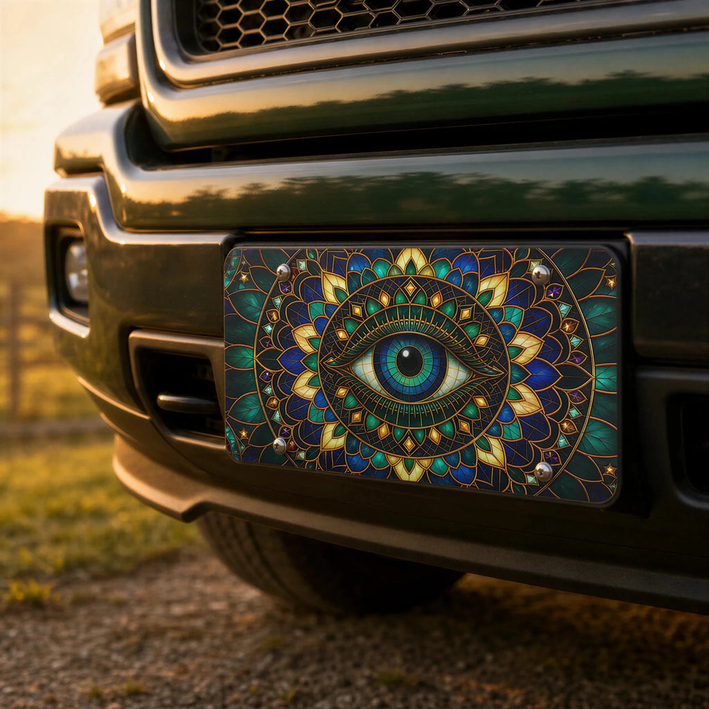 Mystic Eye Mandala Vanity Plate - Road Muse