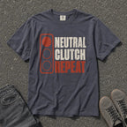Neutral Clutch Repeat Brake Light Tee - Road Muse