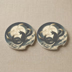 Nine-Tailed Fox Car Coasters Set - Road Muse