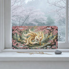 Nine-Tailed Fox Sakura Forest Vanity Plate - Road Muse