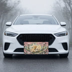 Nine-Tailed Fox Sakura Forest Vanity Plate - Road Muse