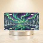 Northern Lights Aurora Borealis Vanity Plate - Road Muse