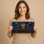 Owl Constellation Night Sky Vanity Plate - Road Muse
