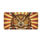 Owl Illustration Vanity Plate - Road Muse