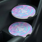 Pastel Anime Girl Magical Kawaii Car Coasters Set - Road Muse