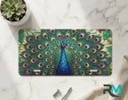 Peacock Feathers Vanity Plate - Road Muse