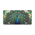 Peacock Feathers Vanity Plate - Road Muse