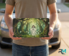 person showing forest spirit enchanted grove vanity plate — moonlit glade spirit lights front license plate