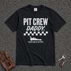 Pit Crew Daddy Checkered Flag Tee - Road Muse