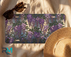 Purple Wisteria Floral Vanity Plate - Road Muse
