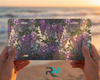 Purple Wisteria Floral Vanity Plate - Road Muse