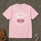 Race Day Wife Flags Graphic Tee - Road Muse