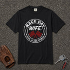 Race Day Wife Flags Graphic Tee - Road Muse