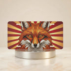 Red Fox Face Vanity Plate - Road Muse