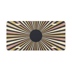 Retro Striped Sunburst Vanity Plate - Road Muse