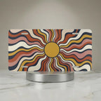 Retro Wavy Sun Vanity Plate - Road Muse